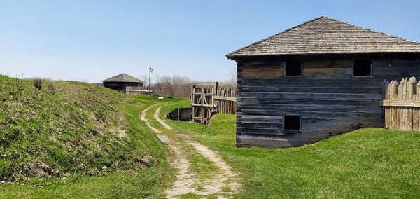 Fort Meigs blockhouse and earthworks